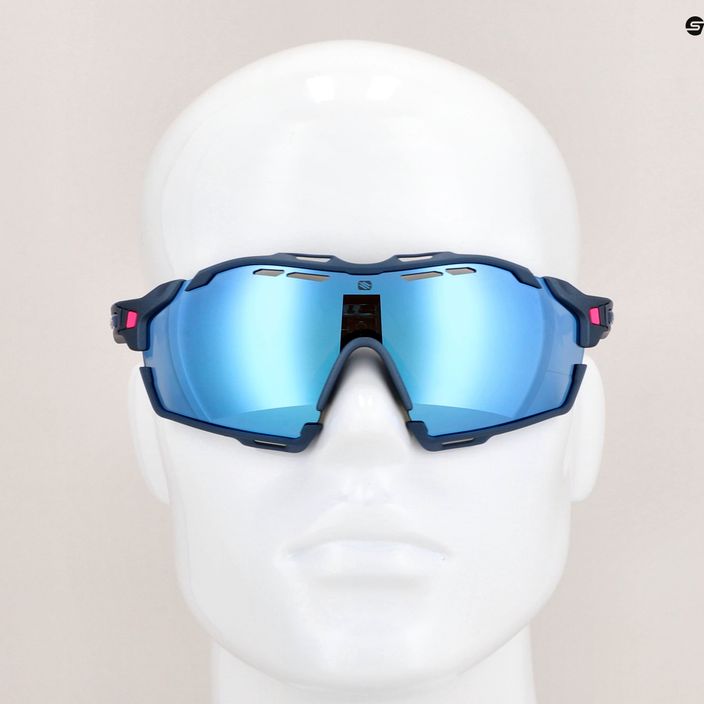Rudy Project Cutline kosminės mėlynos/daugiabriaunės ledo spalvos dviračių akiniai SP6368940000 9