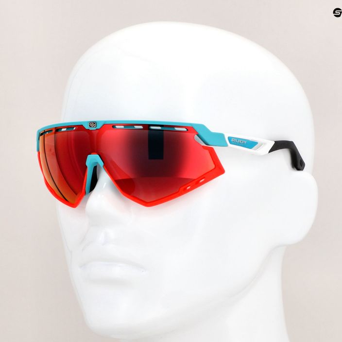 Rudy Project Defender smaragdo baltumo matiniai / raudoni akiniai nuo saulės SP5238230000 9