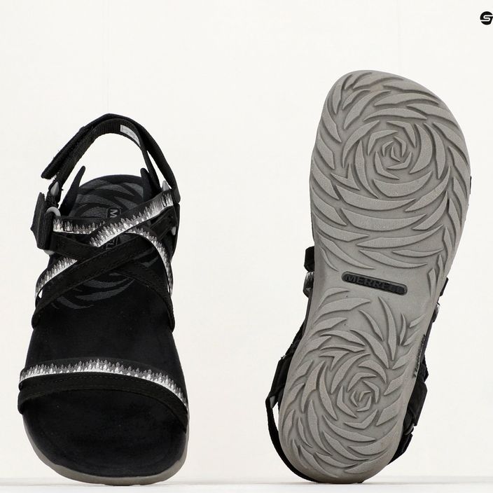 Merrell Terran 3 Cush Lattice moteriški žygio sandalai juodi J002712 18