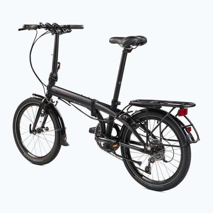 Tern sulankstomas miesto dviratis juodas LINK D8 3