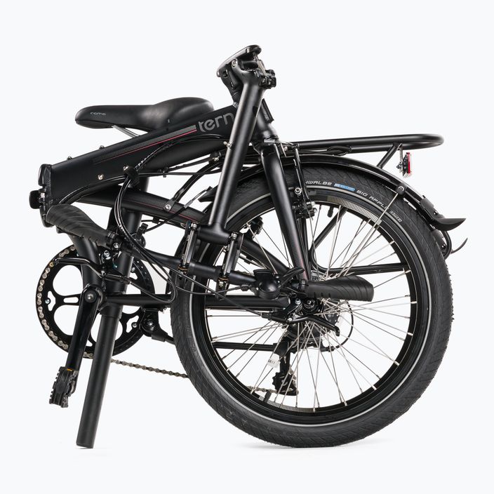 Tern sulankstomas miesto dviratis juodas LINK D8 6