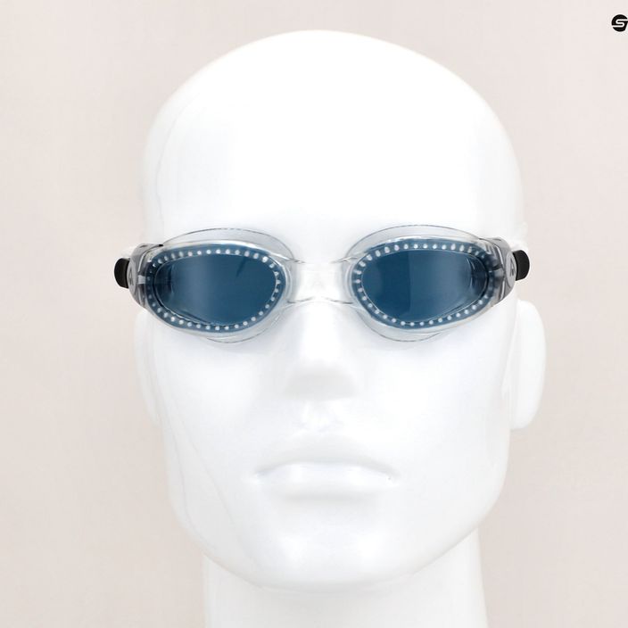 Aquasphere Kaiman Compact skaidrūs/dūminiai plaukimo akiniai 7