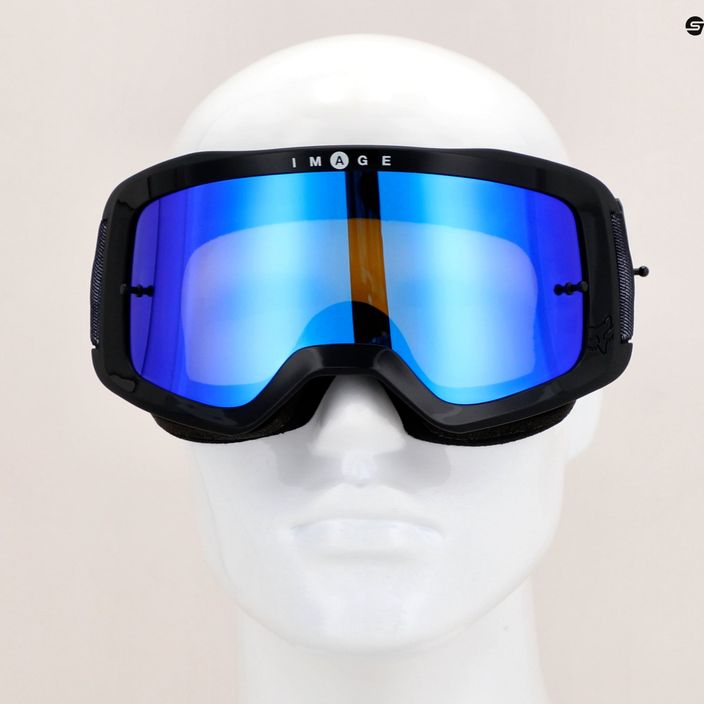 Dviračių sporto akiniai + stiklas Fox Racing Main Kozmik black / blue / smoke 30426_013_OS 12