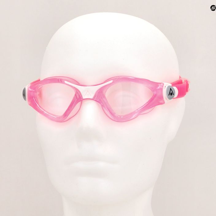 Aquasphere Kayenne rožiniai/balti/skaidrūs vaikiški plaukimo akiniai EP3190209LC 7