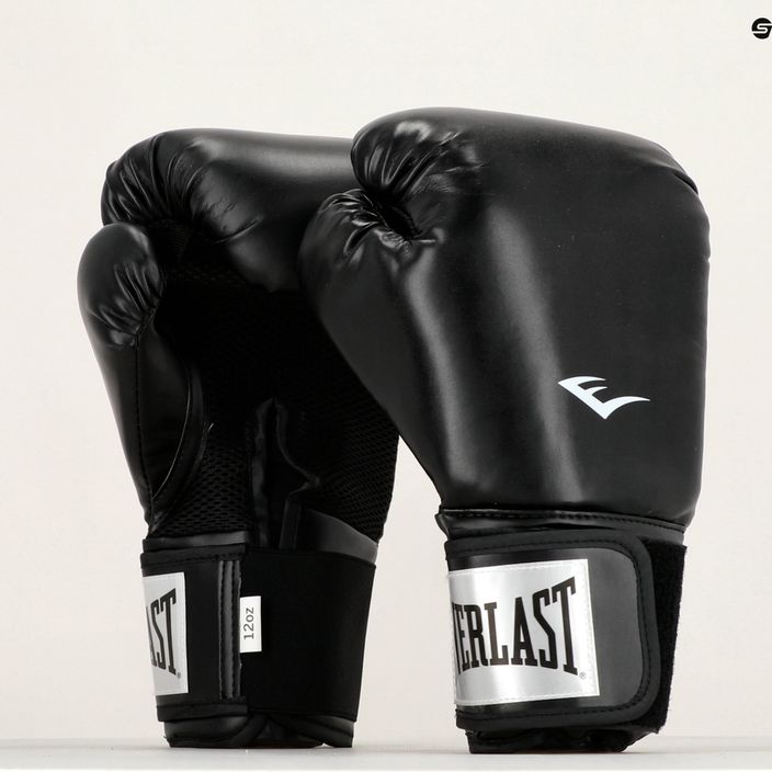 Everlast Pro Style 2 bokso pirštinės juodos EV2120 BLK 9