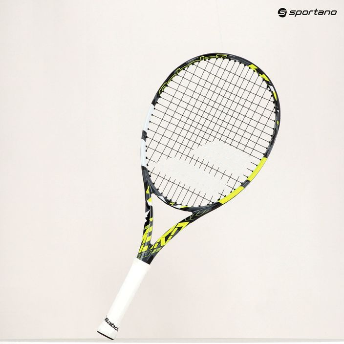 Babolat Pure Aero Junior 25 vaikiška teniso raketė pilkai geltona 140468 8