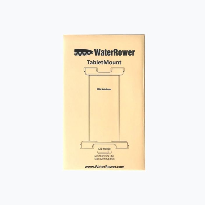 WaterRower didelis planšetinio kompiuterio laikiklis vandens irklentėms, juodas CZW-WR-651-L 6