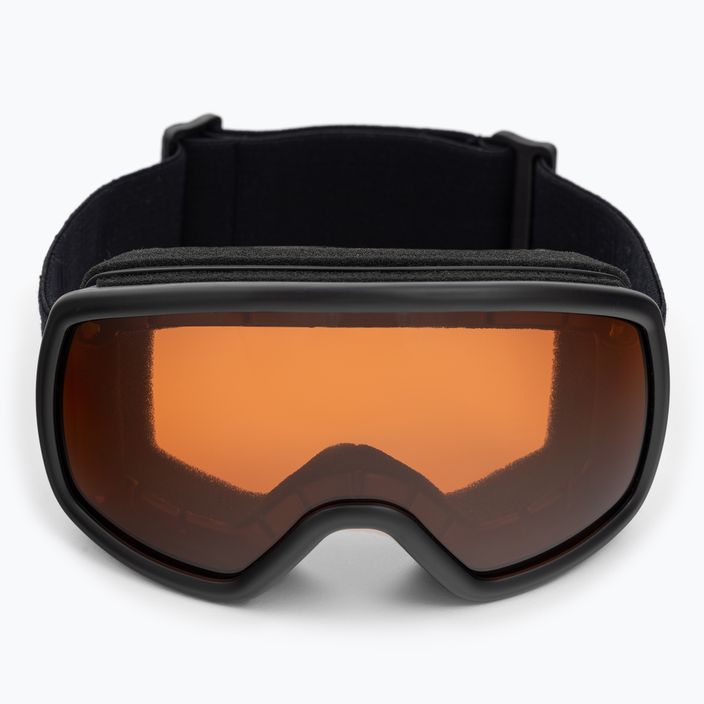 Vaikų slidinėjimo akiniai 4:3, juodos ir oranžinės spalvos, skaidrumas 140311.15.21.1 2