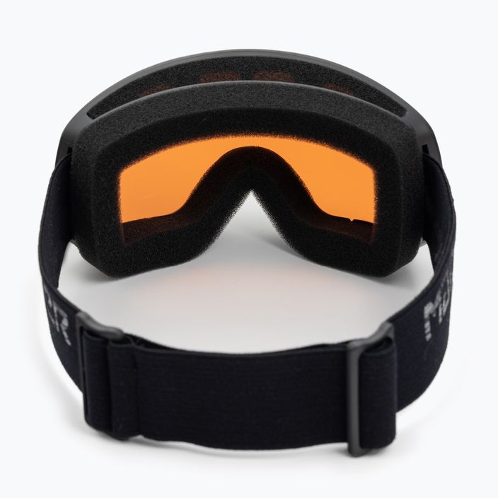 Vaikų slidinėjimo akiniai 4:3, juodos ir oranžinės spalvos, skaidrumas 140311.15.21.1 3