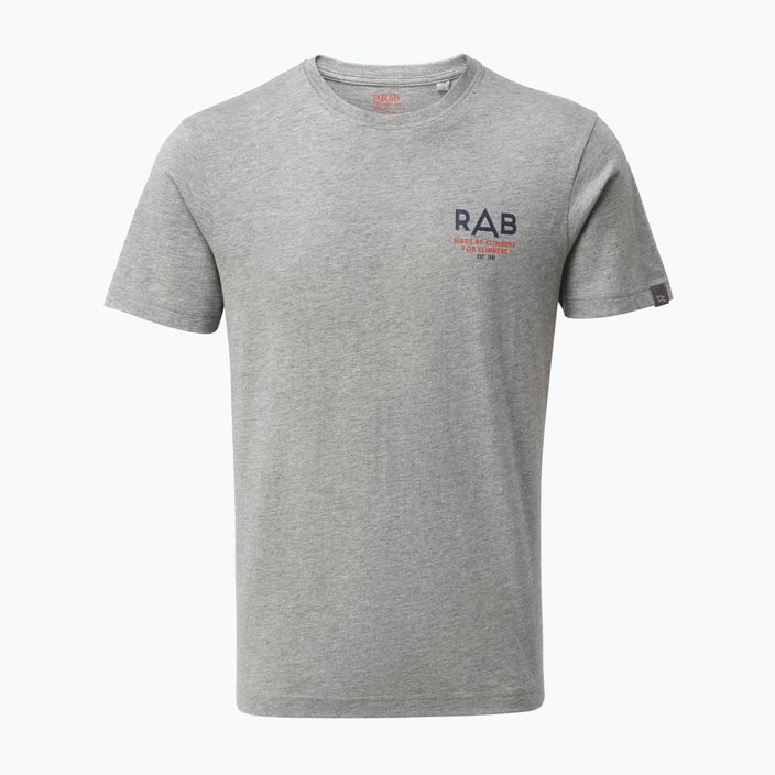 Rab Stance Sunrise grey QCB-15 vyriški trekingo marškinėliai 3