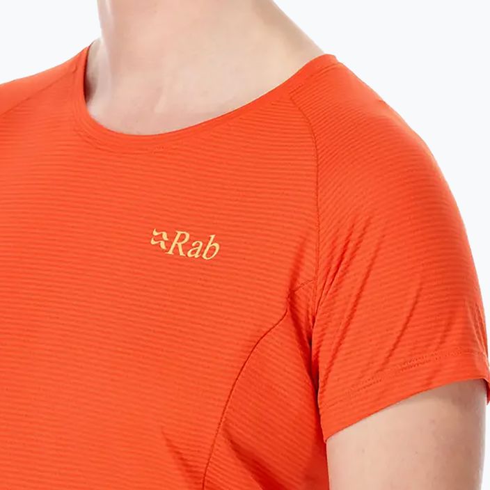 Moteriški trekingo marškinėliai Rab Sonic orange QBL-02 3