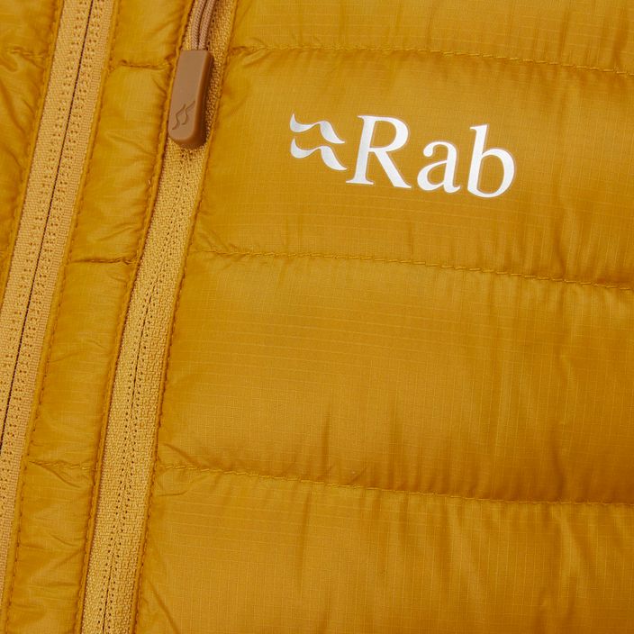 Moteriška pūkinė striukė Rab Microlight Alpine yellow QDB-13-DBN-08 4