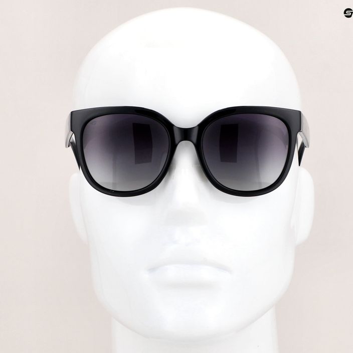Moteriški madingi juodi / gradientiniai dūminiai akiniai nuo saulės GOG Sisi E733-1P 10