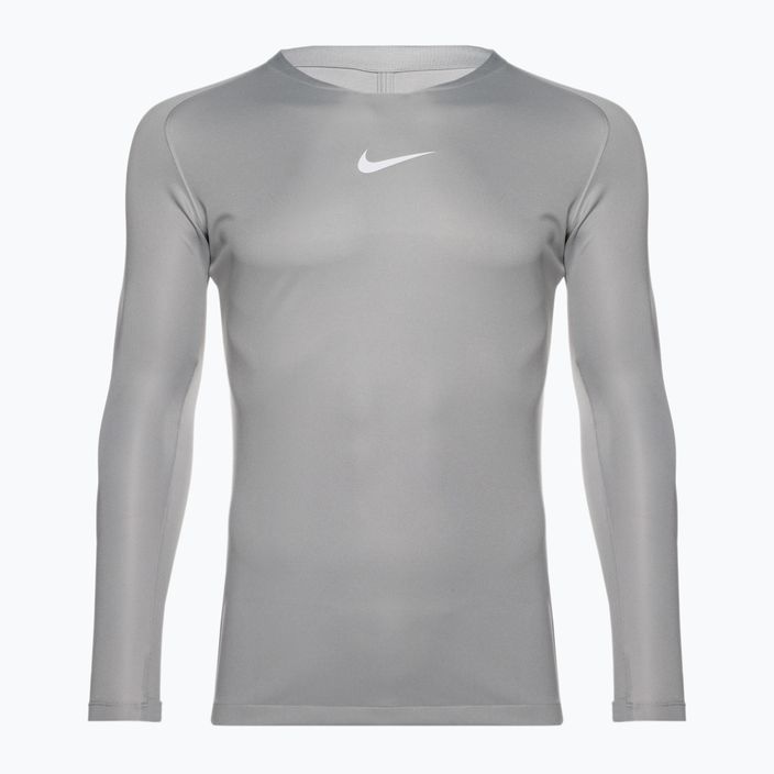 Vyriški termoaktyvūs marškinėliai ilgomis rankovėmis Nike Dri-FIT Park First Layer LS pewter grey/white