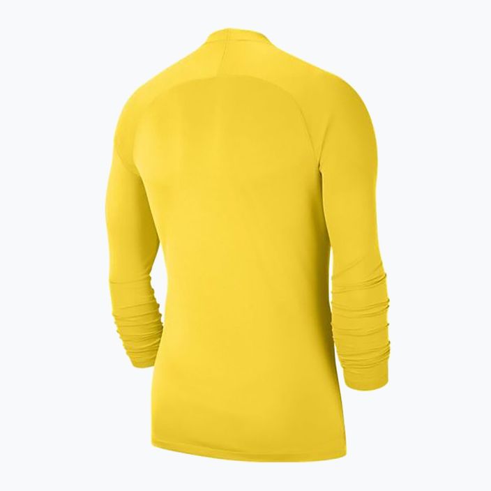 Vaikiški termoaktyvūs marškinėliai ilgomis rankovėmis Nike Dri-FIT Park First Layer tour yellow/black 5