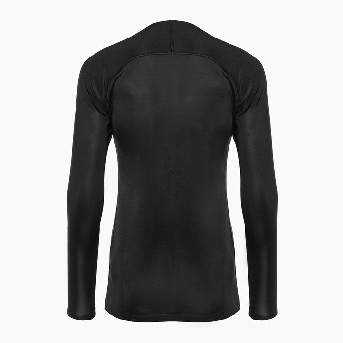 Moteriški termoaktyvūs marškinėliai ilgomis rankovėmis Nike Dri-FIT Park First Layer black/white 2