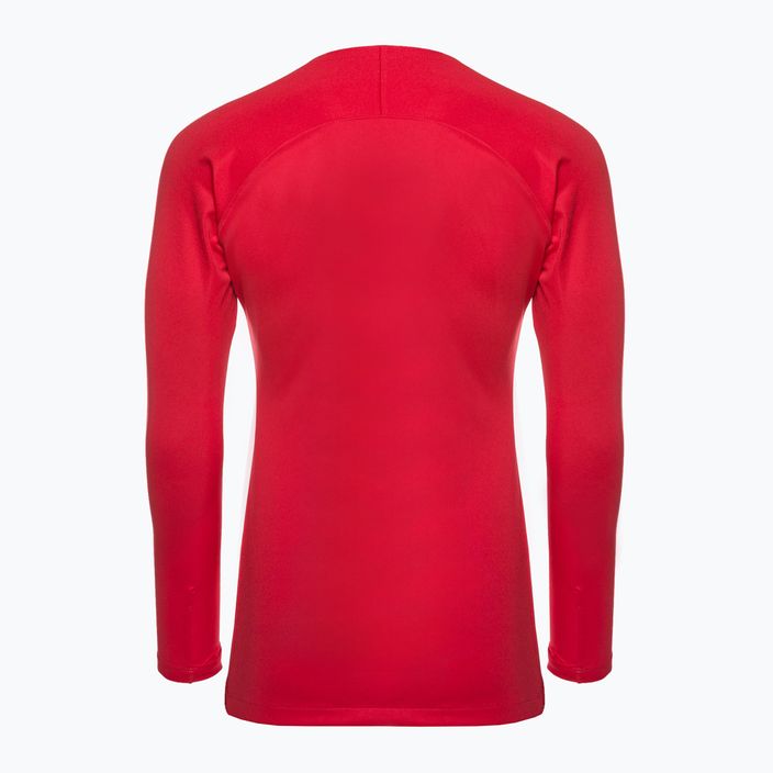 Moteriški termoaktyvūs marškinėliai ilgomis rankovėmis Nike Dri-FIT Park First Layer LS university red/white 2