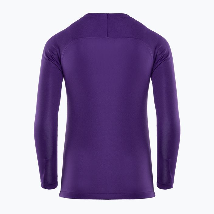 Vaikiški termoaktyvūs marškinėliai ilgomis rankovėmis Nike Dri-FIT Park First Layer court purple/white 2