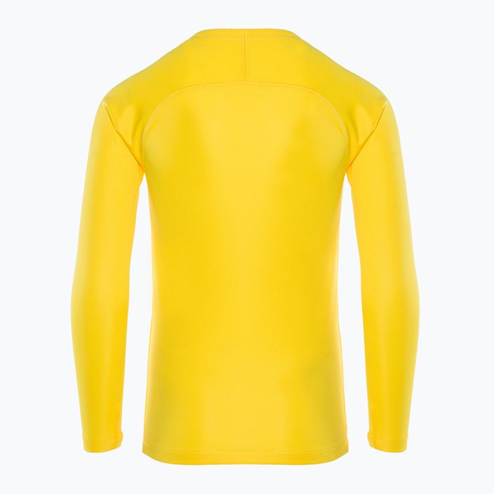 Vaikiški termoaktyvūs marškinėliai ilgomis rankovėmis Nike Dri-FIT Park First Layer tour yellow/black 2