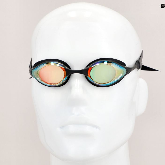 Arena plaukimo akiniai Cobra Swipe Mirror geltoni variniai/juodi 15