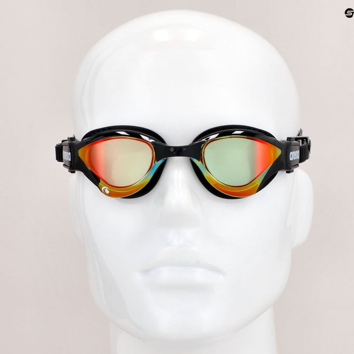 Arena plaukimo akiniai Cobra Tri Swipe Mirror geltoni variniai/juodi 10