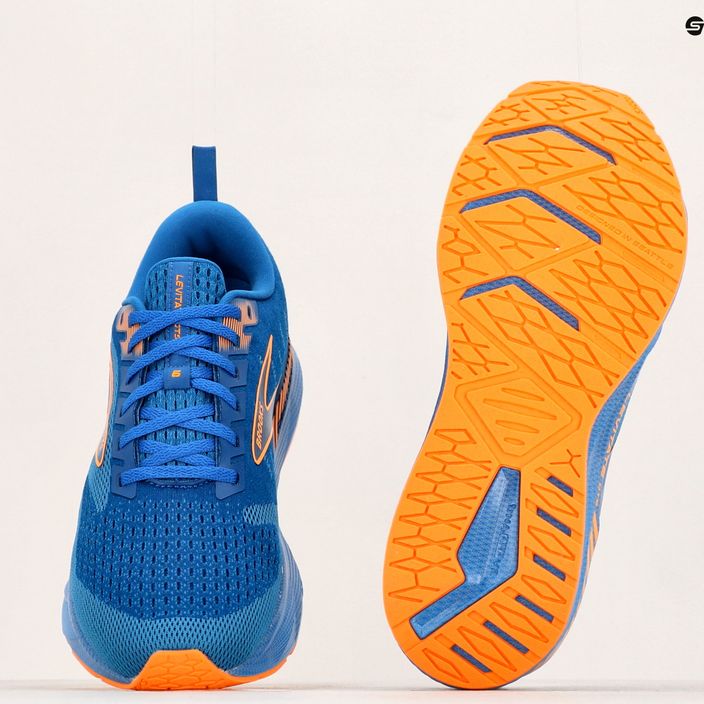 Brooks Levitate GTS 6 classic blue/orange vyriški bėgimo bateliai 16