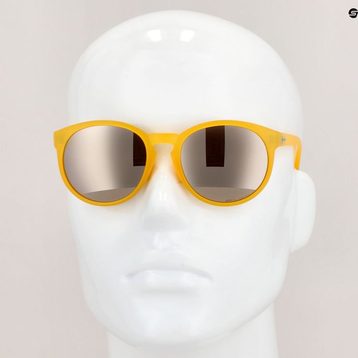 POC Know aventurino geltonos spalvos permatomi / skaidrūs sidabriniai akiniai nuo saulės 10