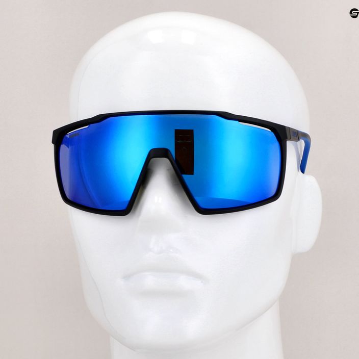 UVEX Mtn Perform juodai mėlyni matiniai/veidrodiniai mėlyni akiniai nuo saulės 53/3/039/2416 11