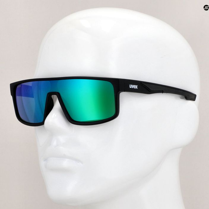 UVEX akiniai nuo saulės LGL 51 juoda matinė/žalias veidrodis 53/3/025/2215 11