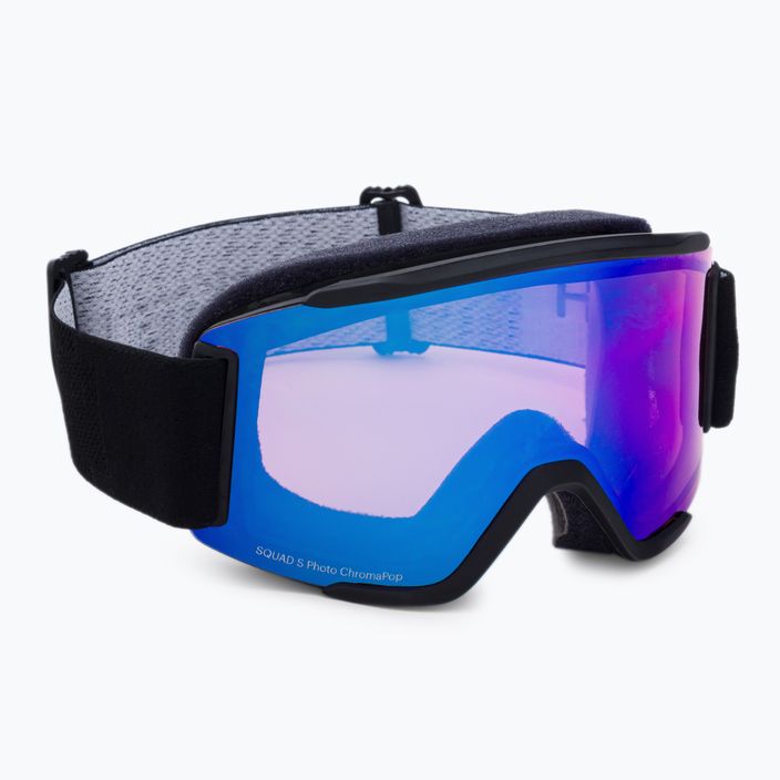 Smith Squad S juodi/chromapop fotochrominiai slidinėjimo akiniai M00764