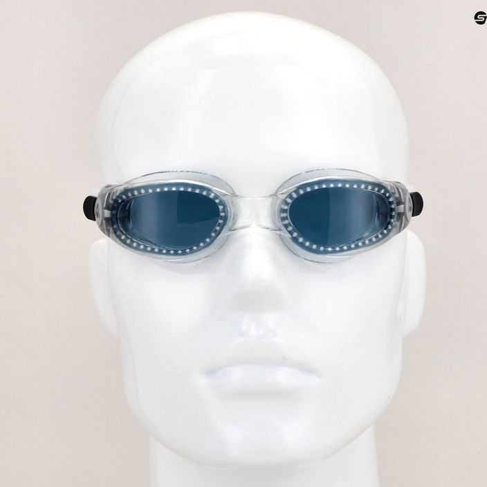 Aquasphere Kaiman Compact skaidrūs/dūminiai vaikiški plaukimo akiniai 11