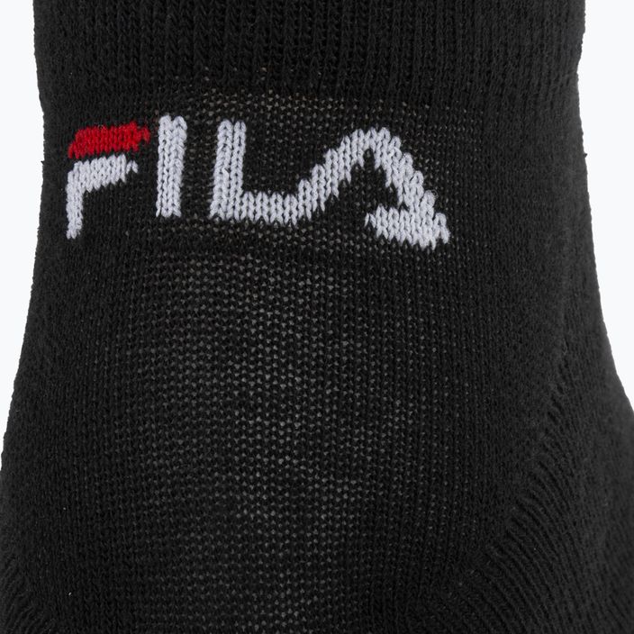 Kojinės FILA Unisex Invisble Plain 3 Pack black 4