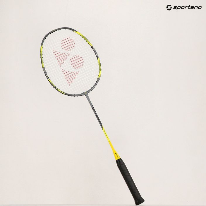 YONEX badmintono raketė Arcsaber 7 Play bad. pilkai geltona BAS7PL2GY4UG5 8