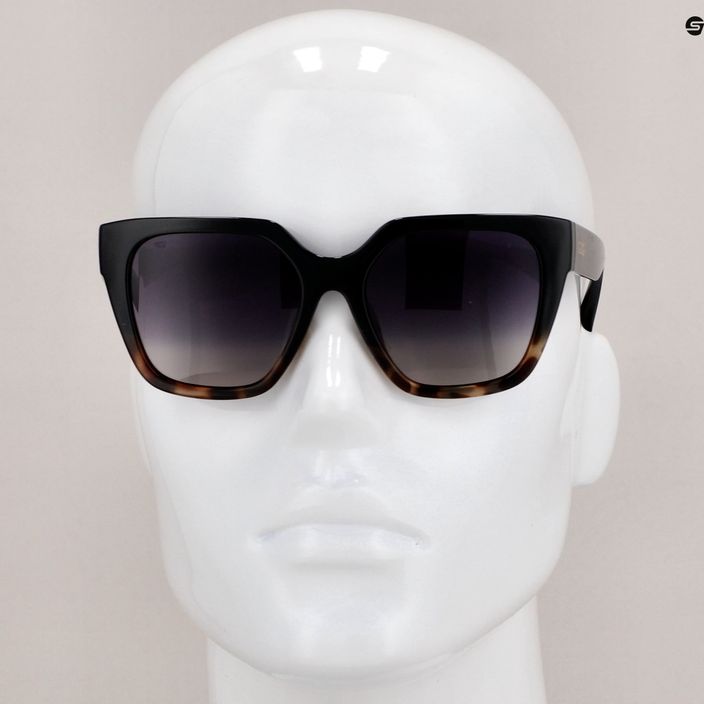 Moteriški akiniai nuo saulės GOG Hazel fashion black / brown demi / gradient smoke E808-1P 10