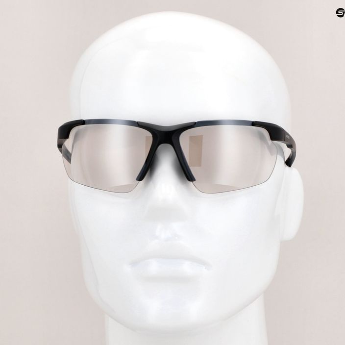 Dviračio akiniai Alpina Defey HR juodas matinis / skaidrus veidrodis 7