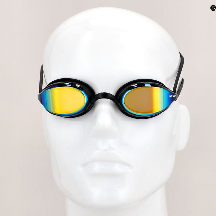 Orca Killa Hydro juodi/veidrodiniai plaukimo akiniai KA300038 7