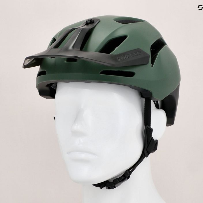 Dainese Linea 03 žalias/juodas dviratininko šalmas 15