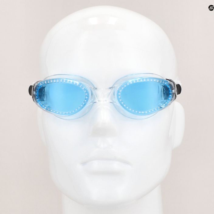 Aquasphere Kaiman skaidrūs / permatomi / mėlyni plaukimo akiniai EP30000LB 7