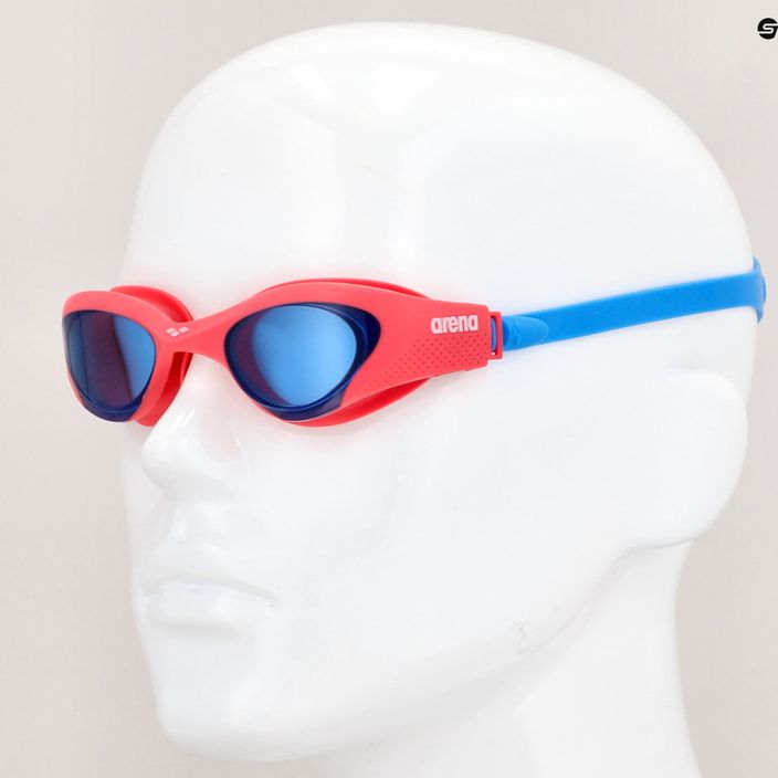 Arena The One Jr vaikiški plaukimo akiniai šviesiai mėlyni/raudoni/mėlyni 7
