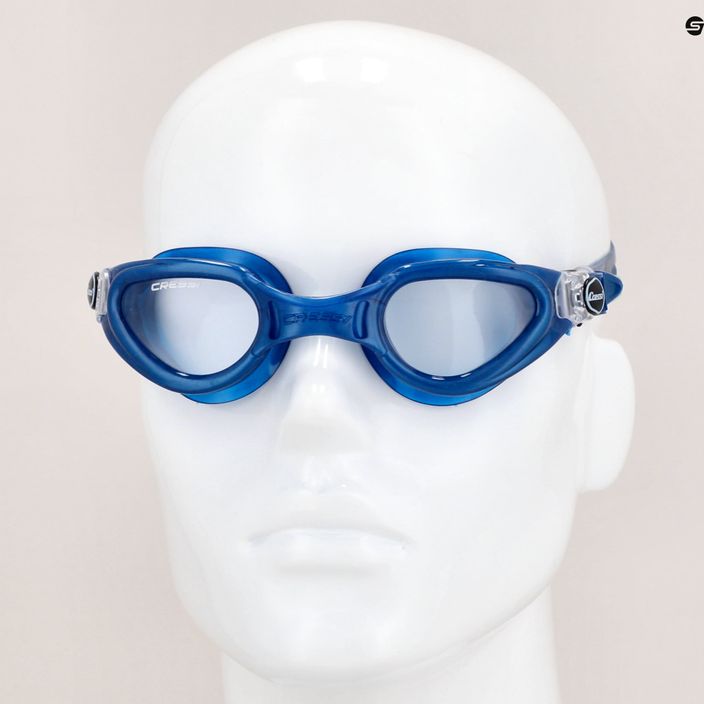 Cressi dešinieji mėlyni metaliniai plaukimo akiniai DE2016555 7