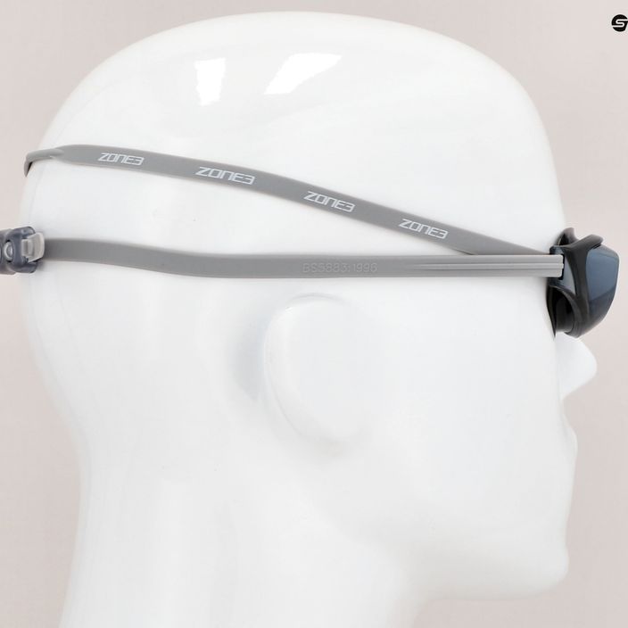 ZONE3 Aspect sidabriniai veidrodiniai/dūminiai/juodi plaukimo akiniai SA20GOGAS116 7