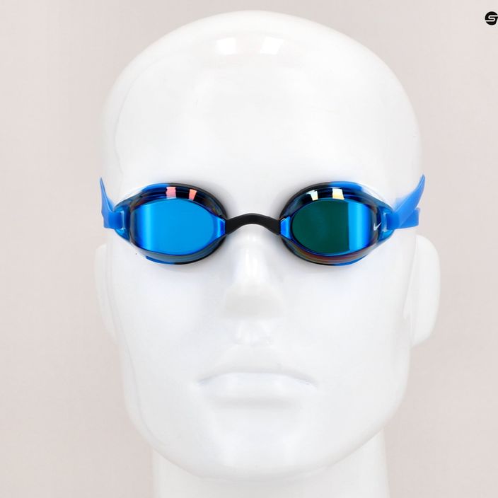 Nike Legacy Mirror mėlyni vaikiški plaukimo akiniai NESSA180-400 6