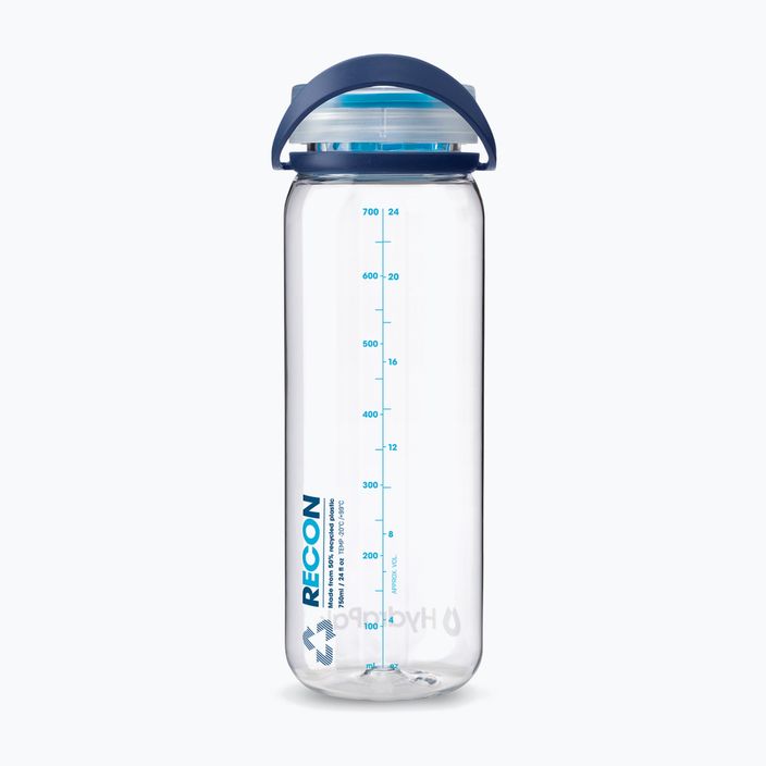 Turistinis butelis HydraPak Recon 750 ml clear/navy cyan 2