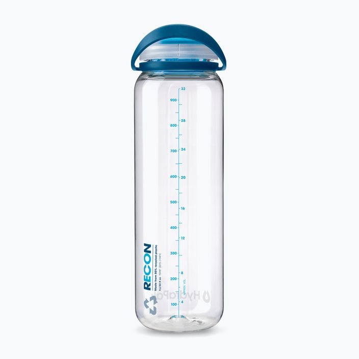 Turistinis butelis HydraPak Recon 1 l clear/navy cyan 2