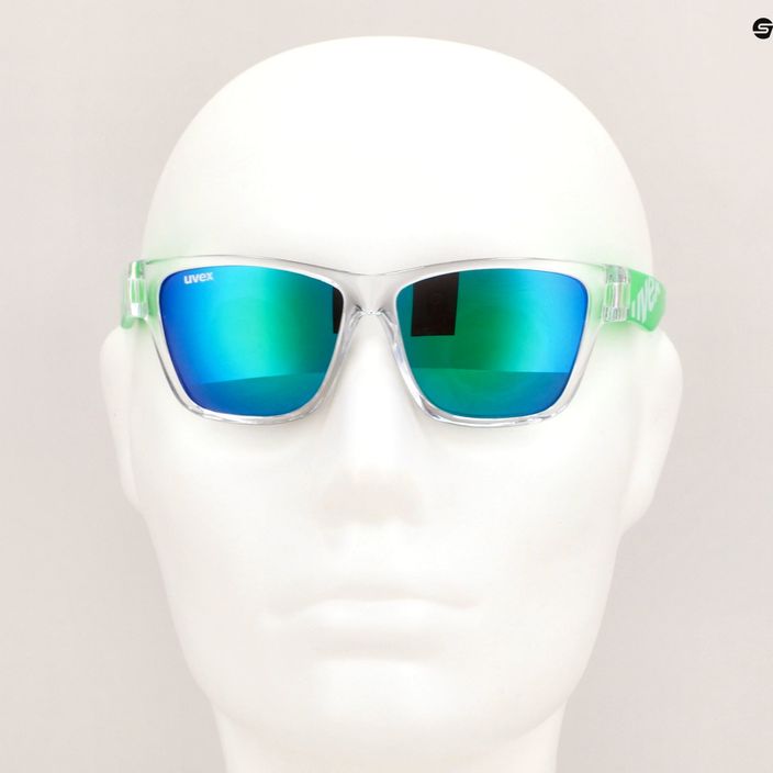 UVEX vaikiški akiniai nuo saulės Sportstyle 508, skaidriai žali / veidrodiškai žali 53/3/895/9716 7