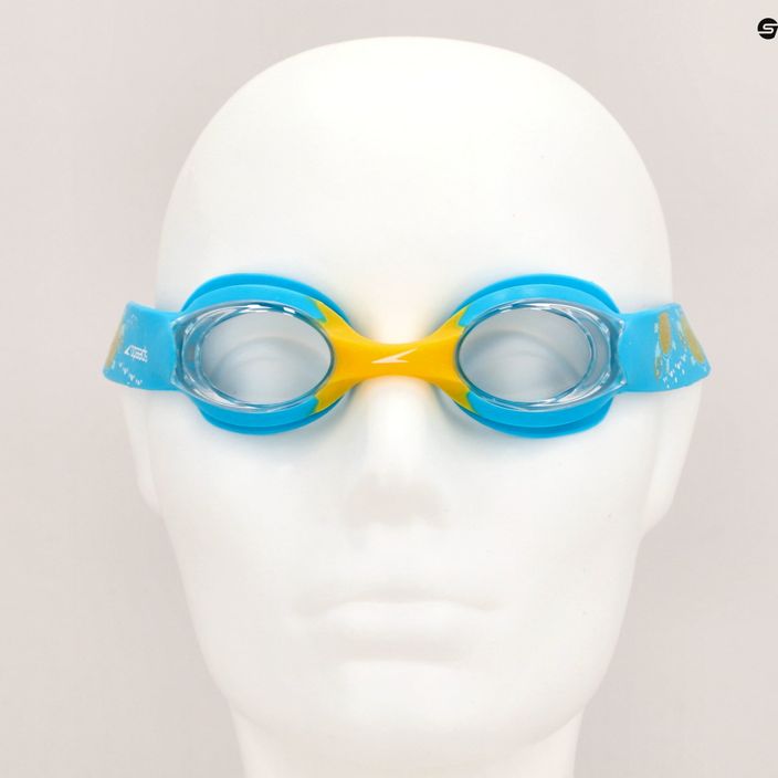 Speedo Illusion Infant turkio/ geltonos/skaidrios spalvos vaikiški plaukimo akiniai 68-12115D664 7