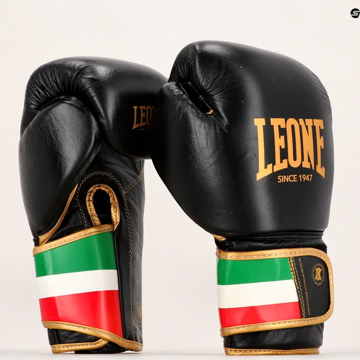 LEONE 1947 Italija '47 bokso pirštinės juodos spalvos GN039 6