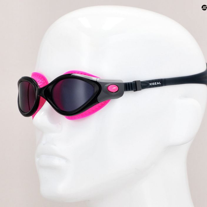 Speedo Futura Biofuse Flexiseal Dual Moteriški plaukimo akiniai juoda/rožinė 8-11314B980 11