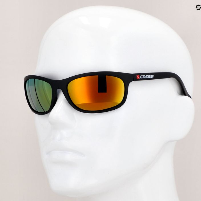 Cressi Rocker juodi/oranžiniai veidrodiniai akiniai nuo saulės XDB100018 7