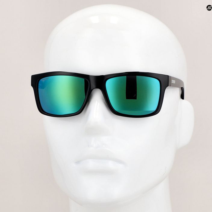 Cressi Bahia Floating juodos/žalios spalvos veidrodiniai akiniai nuo saulės XDB100703 8